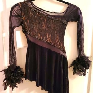 Dance Theater Figure Skating Dress Black